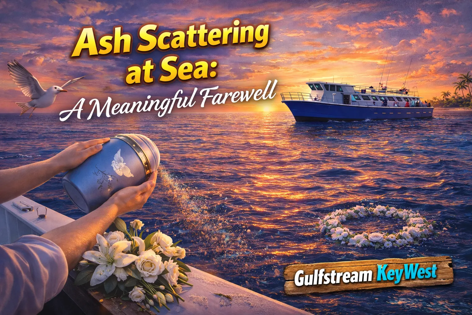 Ash Scattering at Sea: A Meaningful Farewell - Key West fishing tips and news from Gulfstream