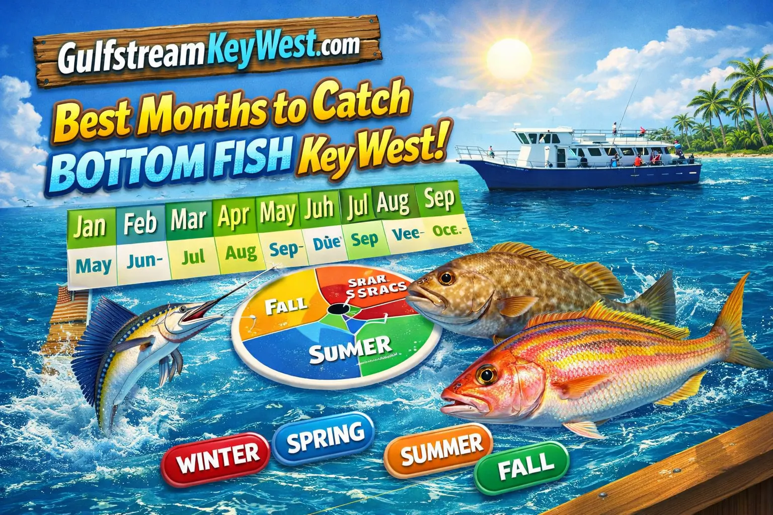 Best Time to Fish in Key West: Month-by-Month Guide - Key West fishing tips and news from Gulfstream