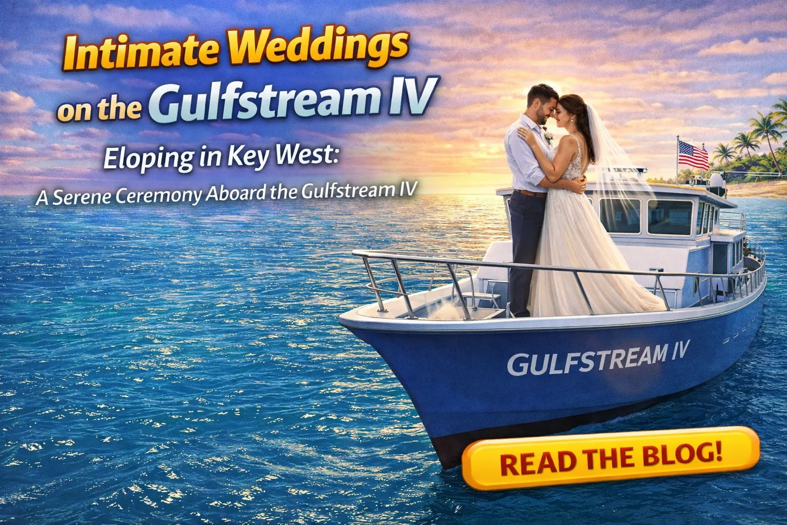 Eloping in Key West: A Serene Ceremony Aboard the Gulfstream IV - Key West fishing tips and news from Gulfstream