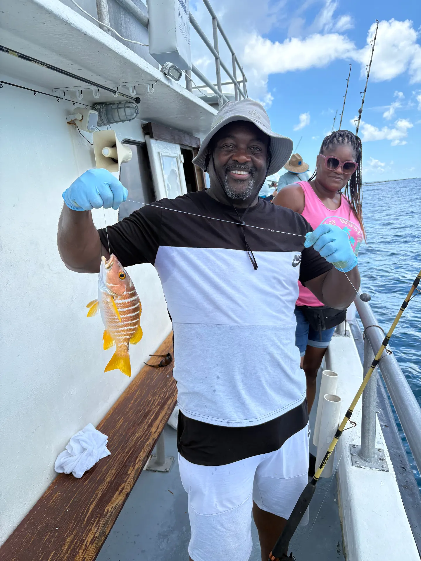Schoolmaster snapper caught aboard Gulfstream Fishing in Key West